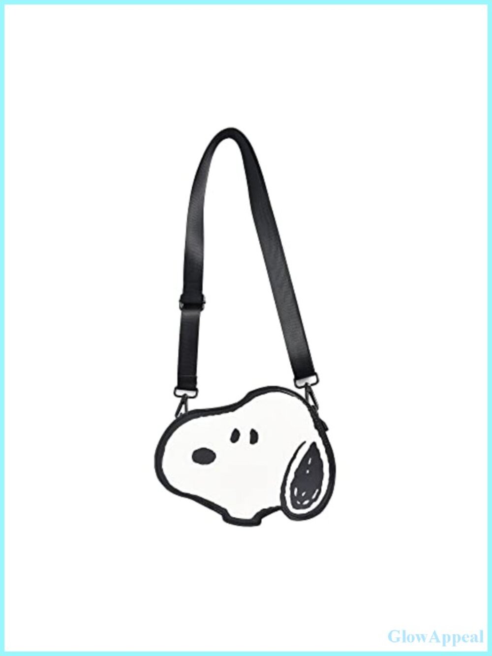 Mini Crossbody Bag Adjustable Strap Zip Snoopy Purse Travel